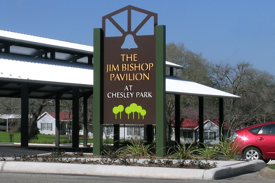 Jim Bishop Pavilion Sign