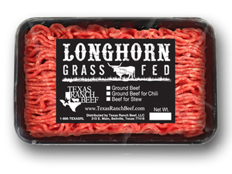 Texas Ranch Beef label